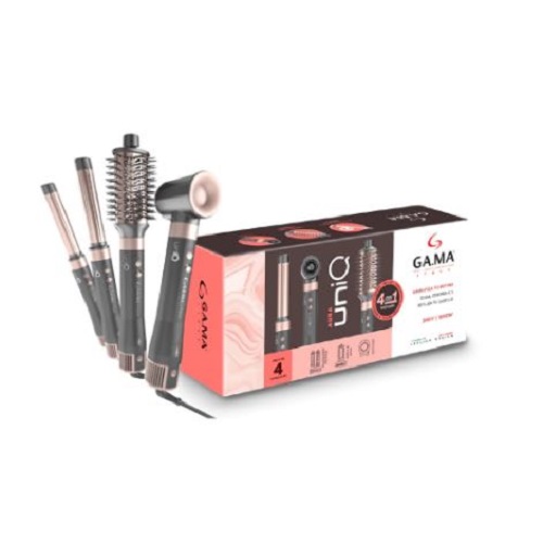 Cepillo Modelador Gama Multi Styler Uniq Aura 4 en 1