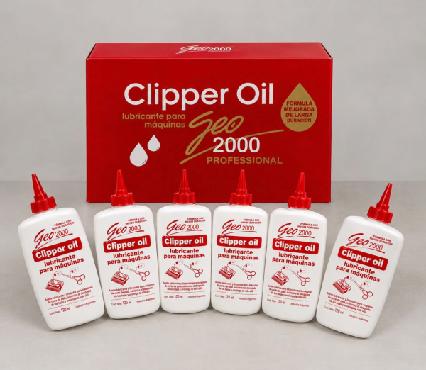 Aceite Lubricante Geo2000 Clipper Oil Rojo x6un.